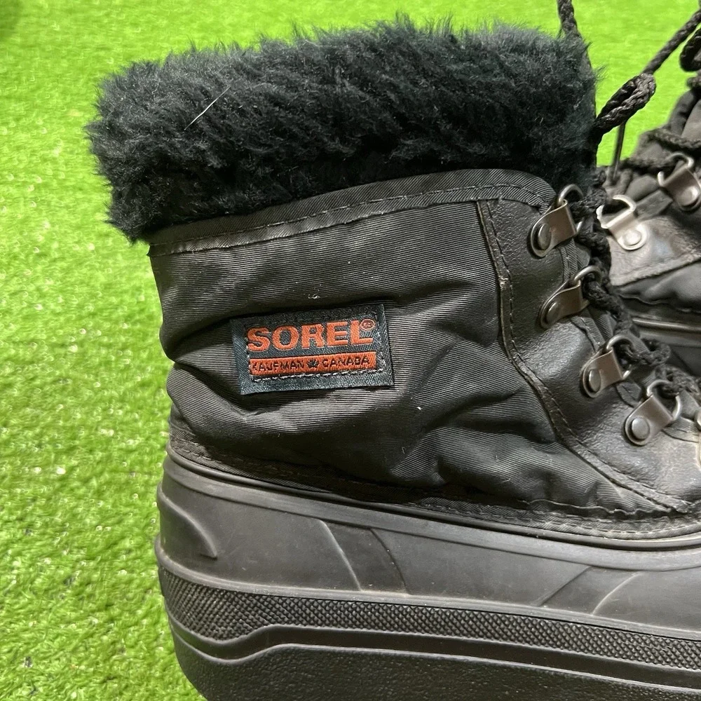 Vintage Sorel Duck Boots Women's 8 Canadian Made Kaufman Snow Sherpa 